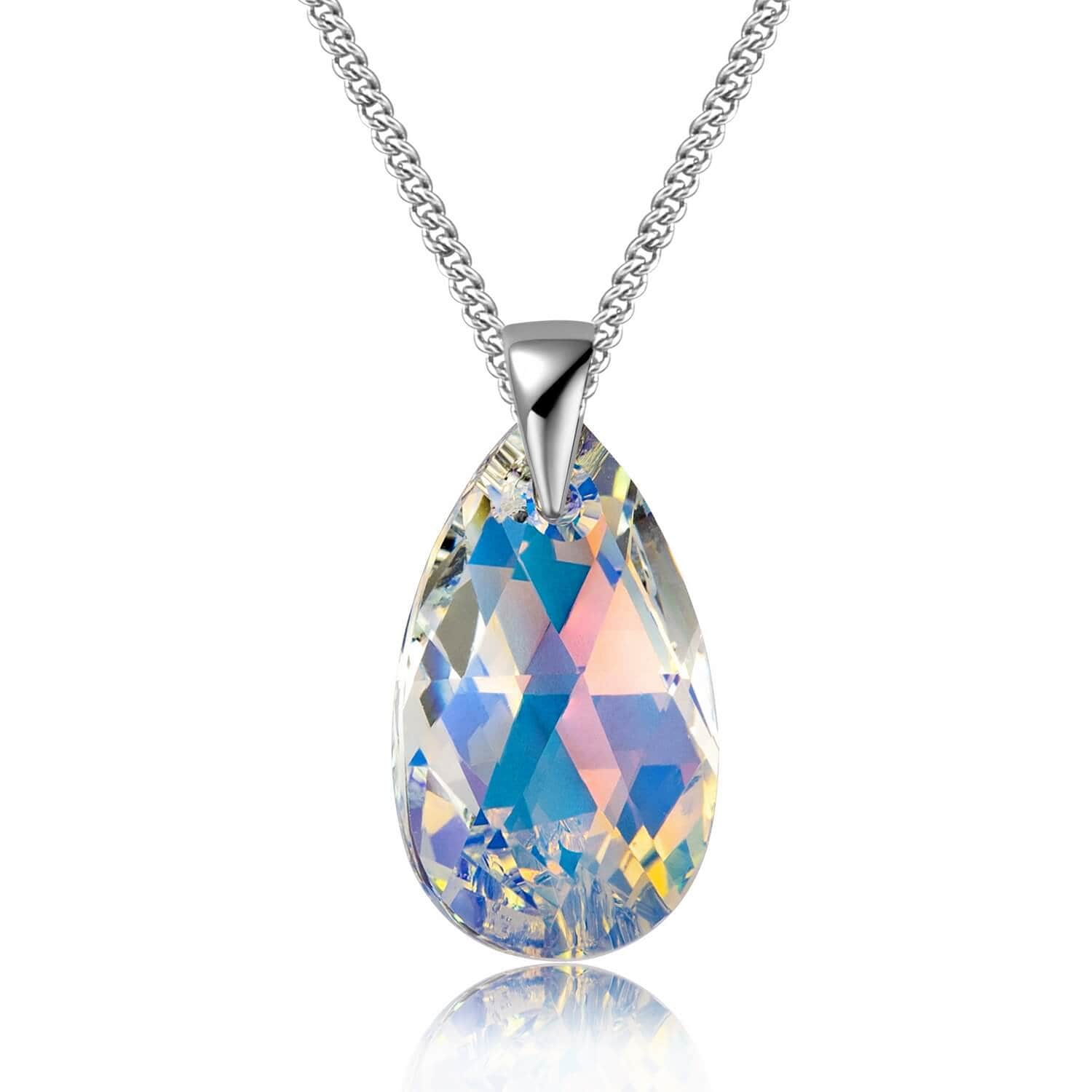 Aurora Borealis Necklace Northern Lights Jewelry Swarovski