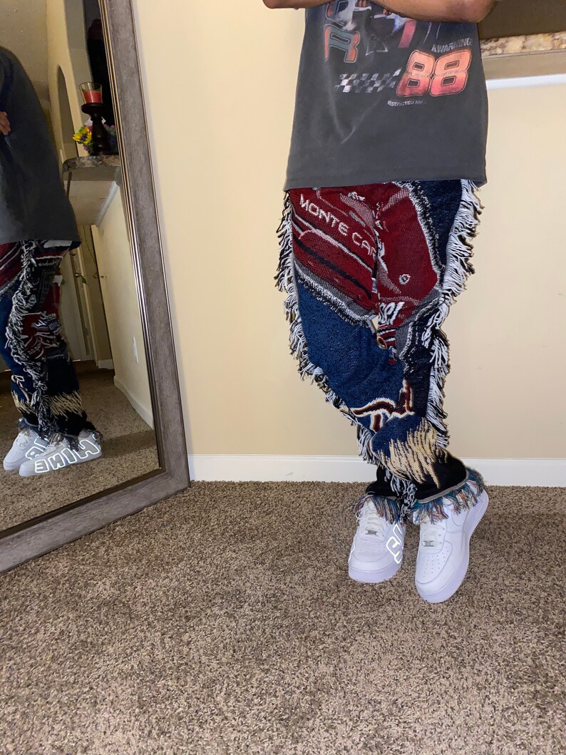 NASCAR inspired Blanket Pants Original Etsy