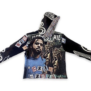 Real Cole World inspired Tapestry Hoodie - Etsy