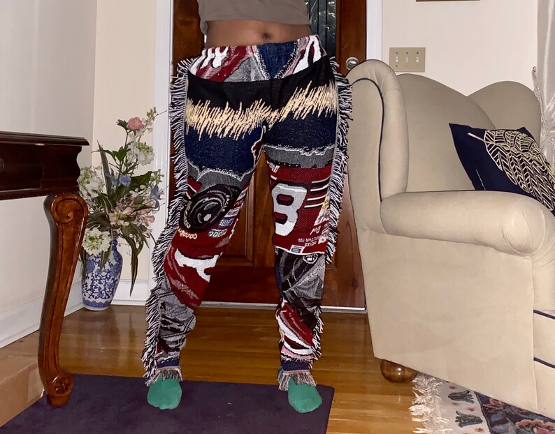 NASCAR inspired Blanket Pants Original Etsy