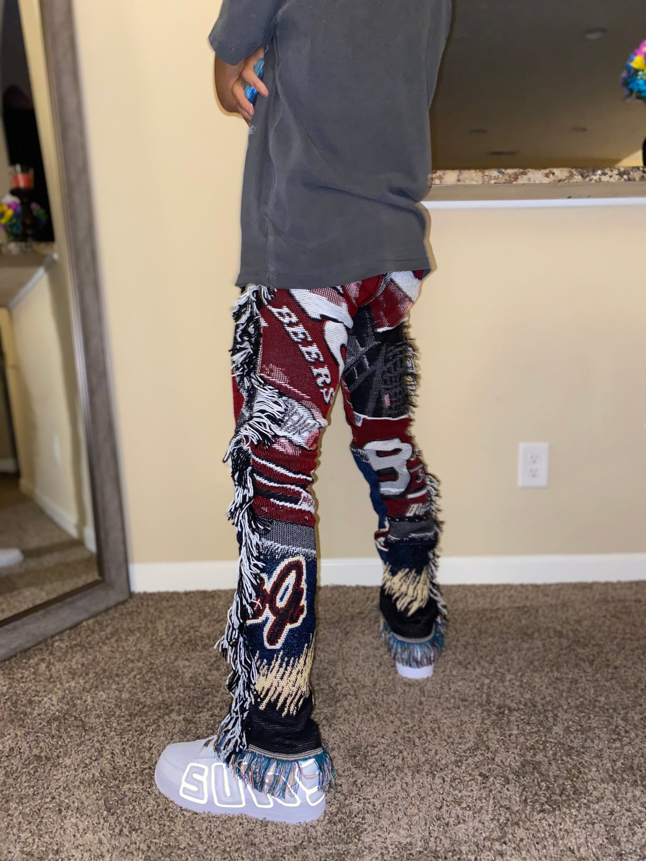 NASCAR inspired Blanket Pants Original Etsy