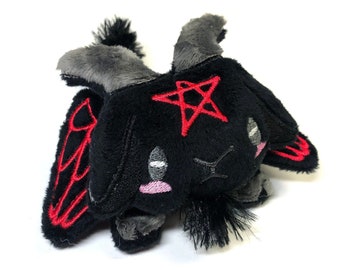 Baphomet Plush The Original Kawaii Occult Goat Demon Plushie Cute Satanic Stuffed Animal Pastel You Choose Color and Size!