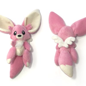 Ledad älvräv plyschkonstdocka kawaii chibi plysch
