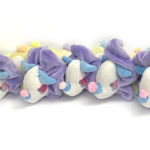 Funceratops Clown Triceratops Plushie Kawaii Tiny Plush Cute Fluffy Pastel Circus Clowncore image 7