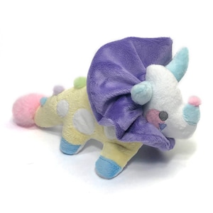 Funceratops Clown Triceratops Plushie Kawaii Tiny Plush Cute