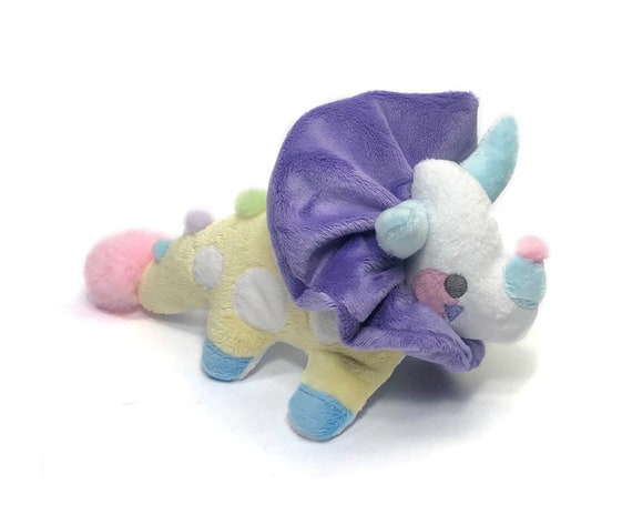 Funceratops Clown Triceratops Plushie Kawaii Tiny Plush Cute