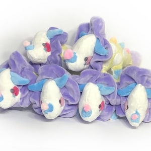 Funceratops Clown Triceratops Plushie Kawaii Tiny Plush Cute Fluffy Pastel Circus Clowncore image 6