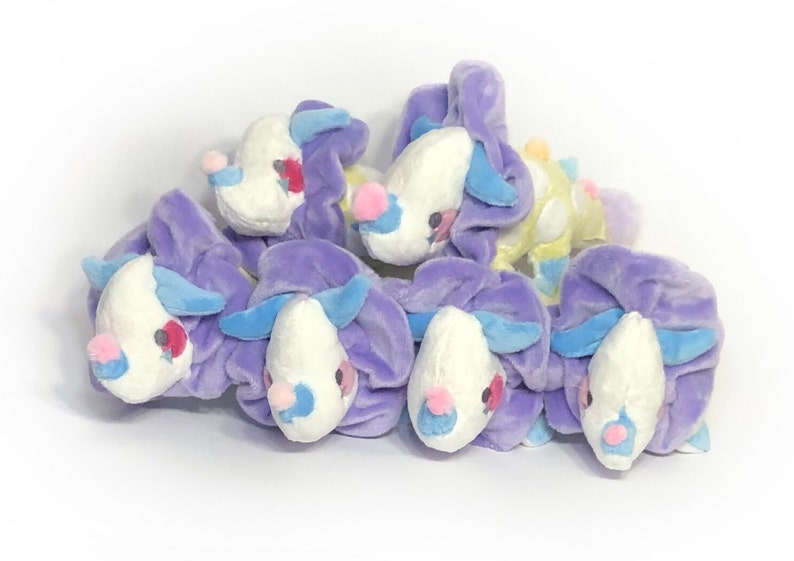 Funceratops Clown Triceratops Plushie Kawaii Tiny Plush Cute Fluffy Pastel Circus Clowncore image 6