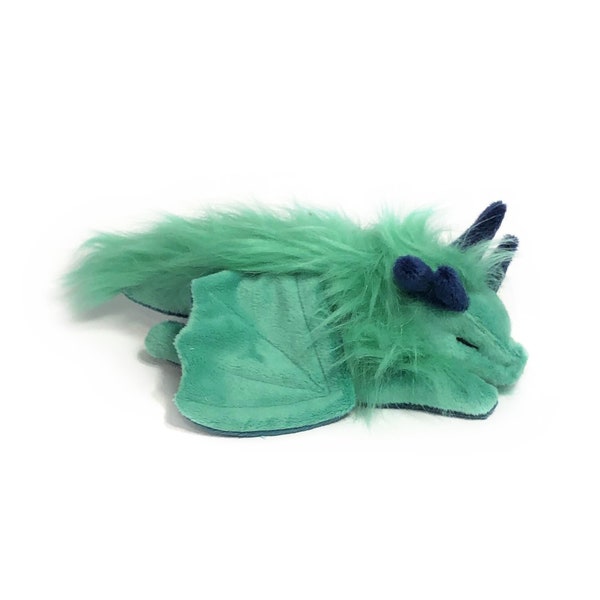 Sleeping Dragon Plushie Kawaii Tiny Plush Cute Fluffy Pastel Fantasy Magic