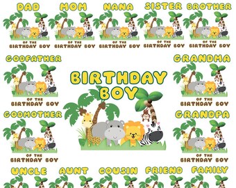 Download Zoo Birthday Svg Etsy
