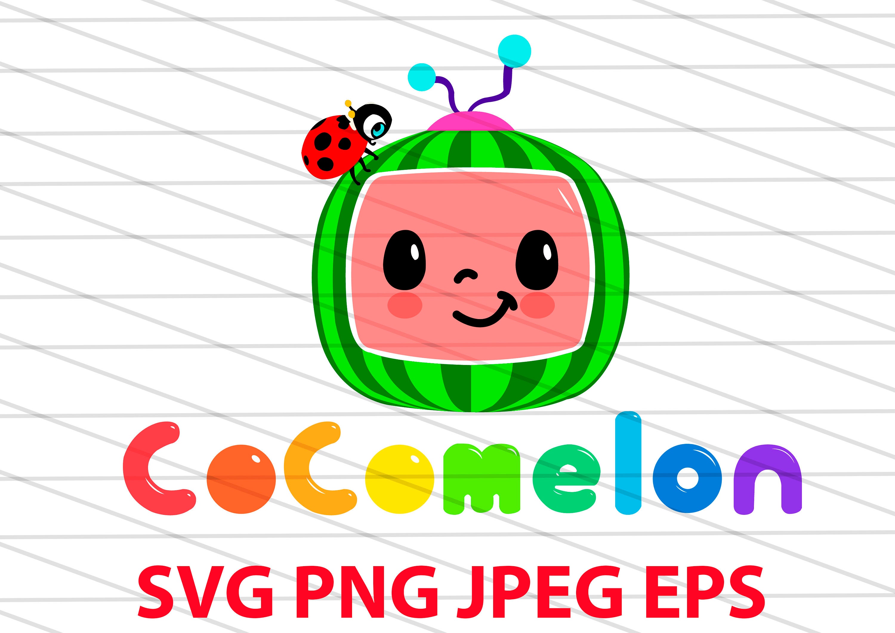 Download Cocomelon Logo svg Coco Melon svg Cocomelon Bundle svg | Etsy