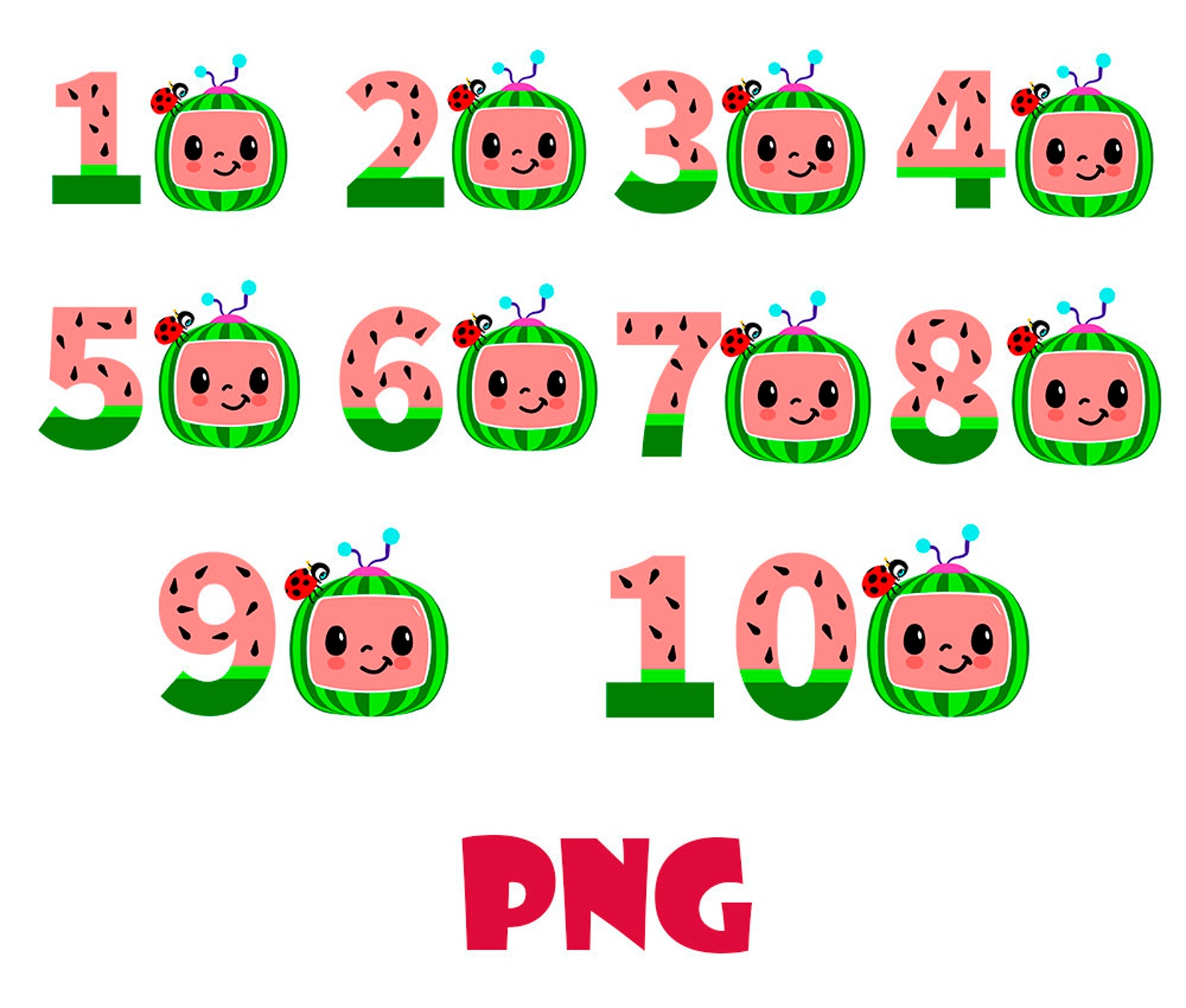 African-American Cocomelon Family Logo Cocomelon kids PNG | Etsy