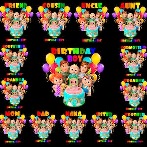 Free Free 293 Cocomelon Family Birthday Svg SVG PNG EPS DXF File