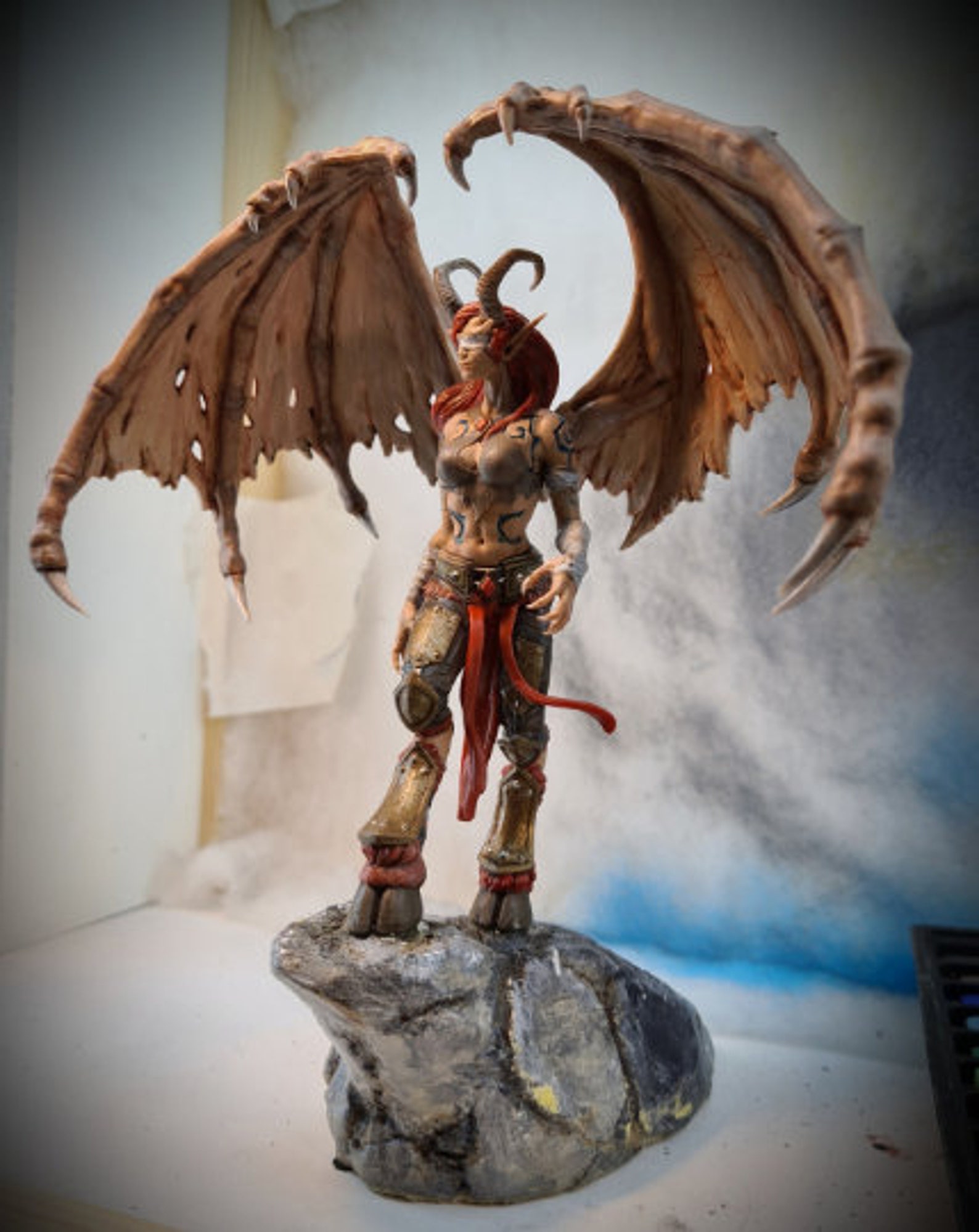 Demon Hunter World Of Warcraft Figures 3D Printed Demon Etsy
