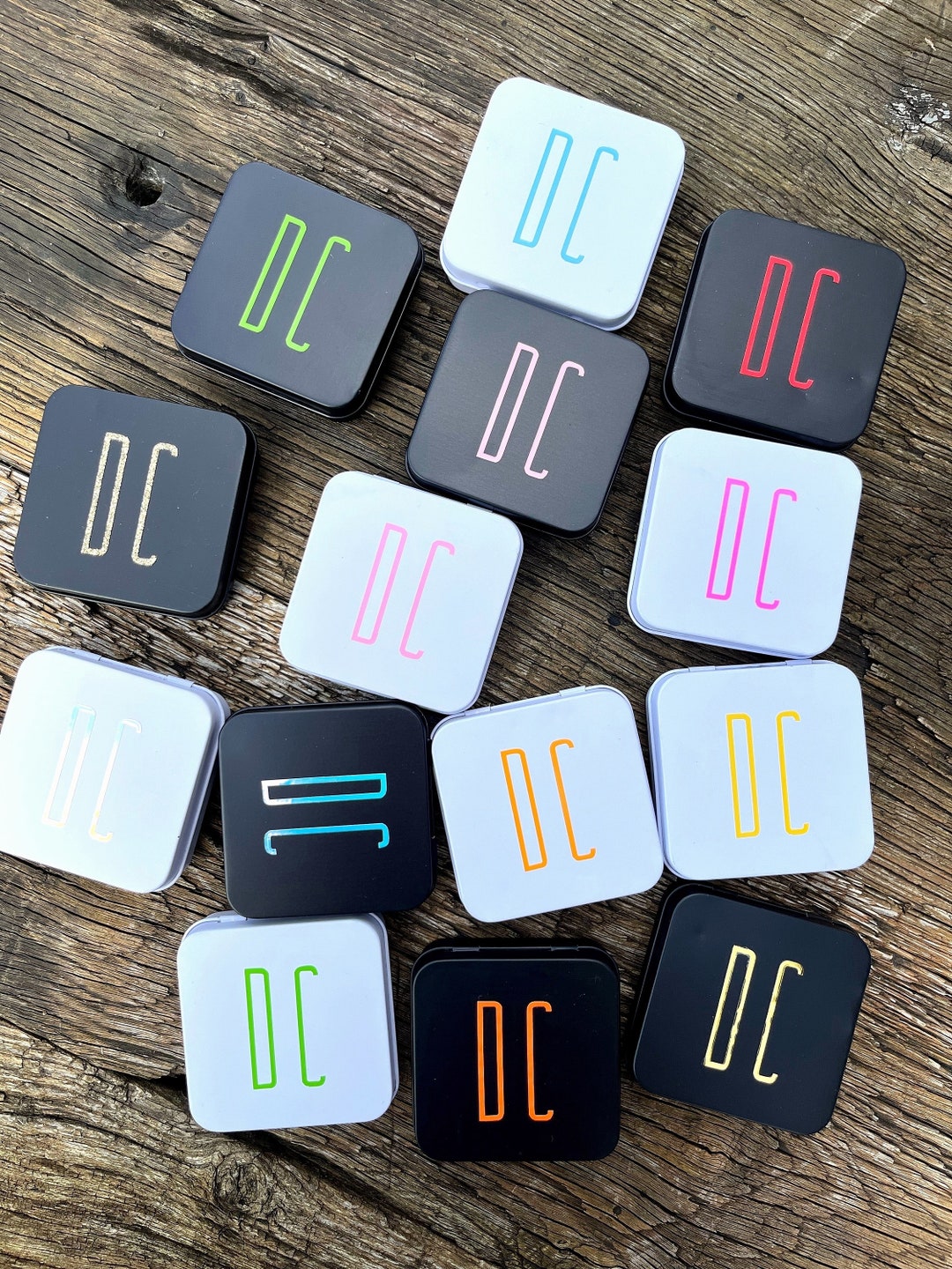 Colorful Metal Box Colorful Sweet Metal Box 12 Half-cups - Etsy
