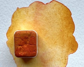 Aquarelle artisanale Miel d’amour.