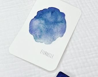 Aquarelle artisanale Éternelle