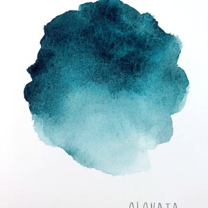 Olovata handgemachtes Aquarell