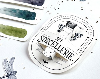 Handmade Watercolor Witchcraft Set