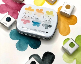 Aquarelle artisanale set Dolce Vita