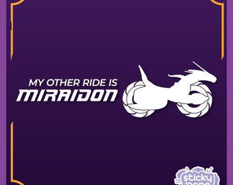 Mi otro viaje es Miraidon - Calcomanía Pokémon
