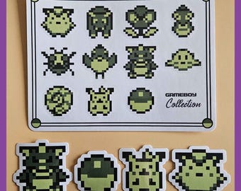 Sprites de fiesta de RBY: pegatinas inspiradas en Pokémon