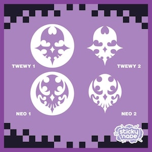 Reaper&#39;s Game Player Skull - Neo/TWEWY Decal