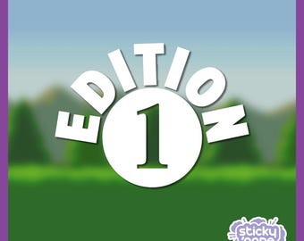 Calcomanía de la primera edición del TCG