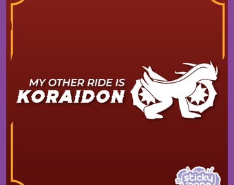 Mi otro viaje es Koraidon - Calcomanía Pokémon