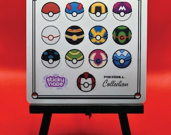 Pokeball-stickervel