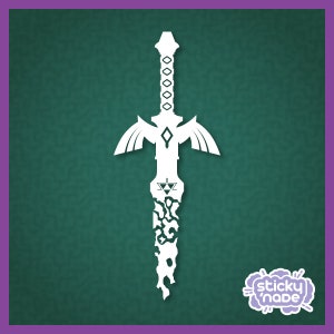 Decayed Master Sword - Zelda-sticker