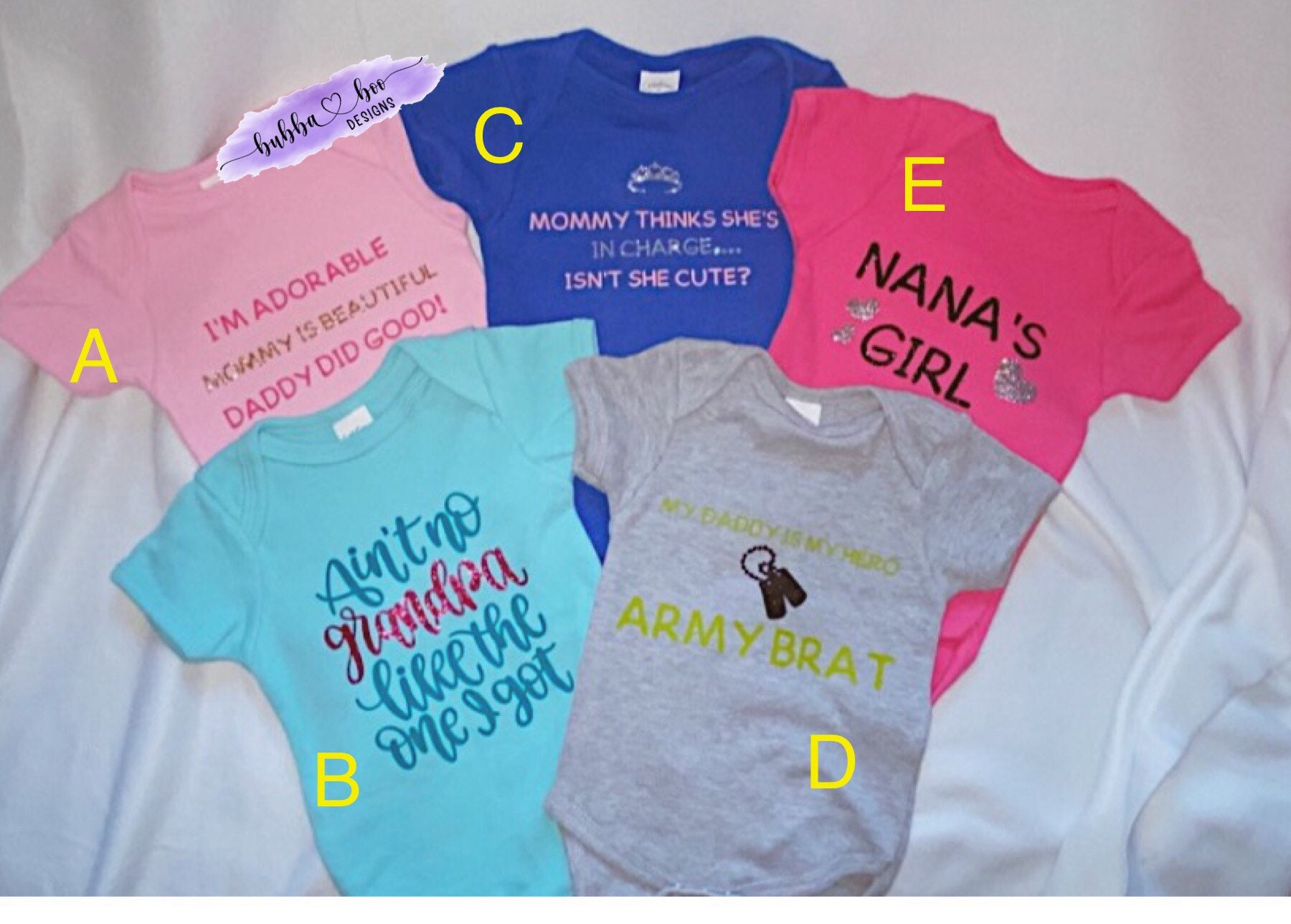 Custom Baby Onesies / Baby Onesies / Vinyl Onesies Etsy