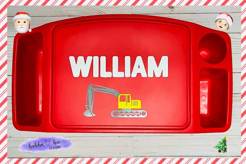 Personalized Kids Craft Tray / Kids Snack Tray - Etsy