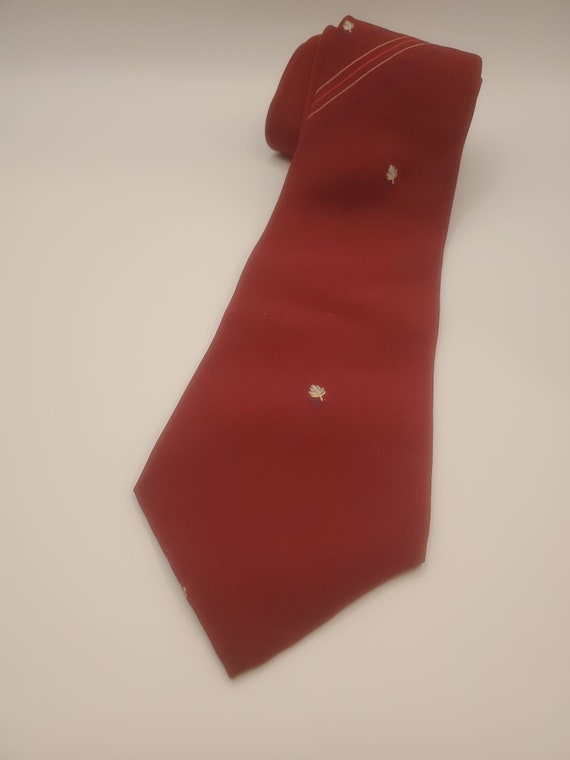 Balenciaga Designer Silk Neck Tie Vintage