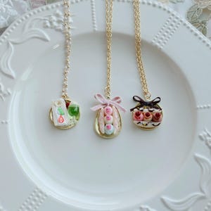 Dessert Necklace,handmade Lolita accessories, cute necklace, handmade necklace.