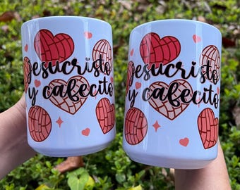 Jesucristo y Cafecito Mug: Spanish Christian Gift, Bible Verse Taza