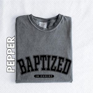Baptized in Christ Shirt, Adult Baptism Shirt, Baptism Gifts, Christians Tees, Religious Shirt, Left it in the Water Shirt, Christian Gift