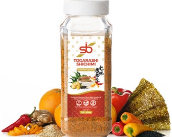 S-B SPICES Premium Togarashi Spice 1lb Blend: Authentic Japanese Chili, Sesame, Spicy Herb Blend , and Umami Flavors