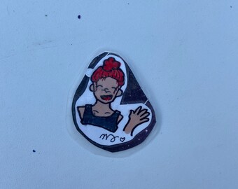 Handmade character sticker
