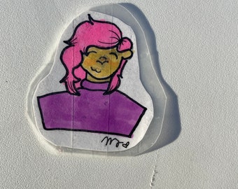 Handmade character sticker