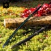 Full Tang katana made of handmade manganese steel, Japanese katana, training knife, collectible knife (poisonous bird's spike) 