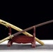 Handmade Mahogany Wooden Knife Katana Japanese Katana Training Knife Collectible Knife-Golden Flying Dragon 