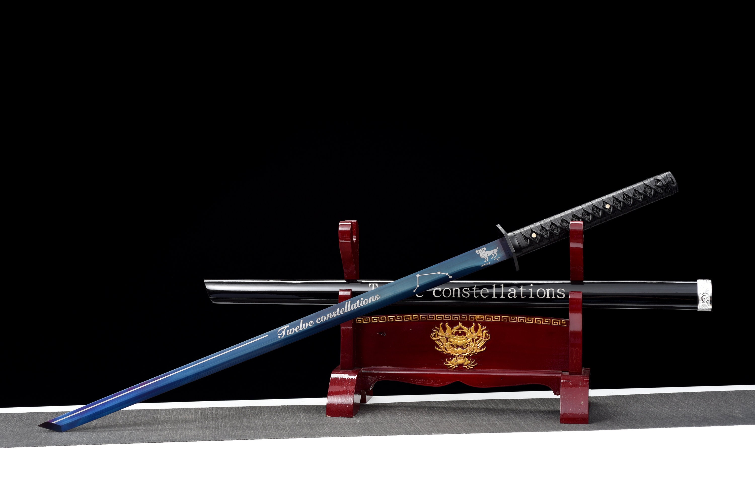 Zatoichi Sword  Blind Fury Zatoichi Stick/Cane Sword With Red Scabbard -  TrueKatana