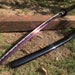 Fully handmade high-performance manganese steel samurai sword Japanese samurai sword training sword (shadow butterfly) 
