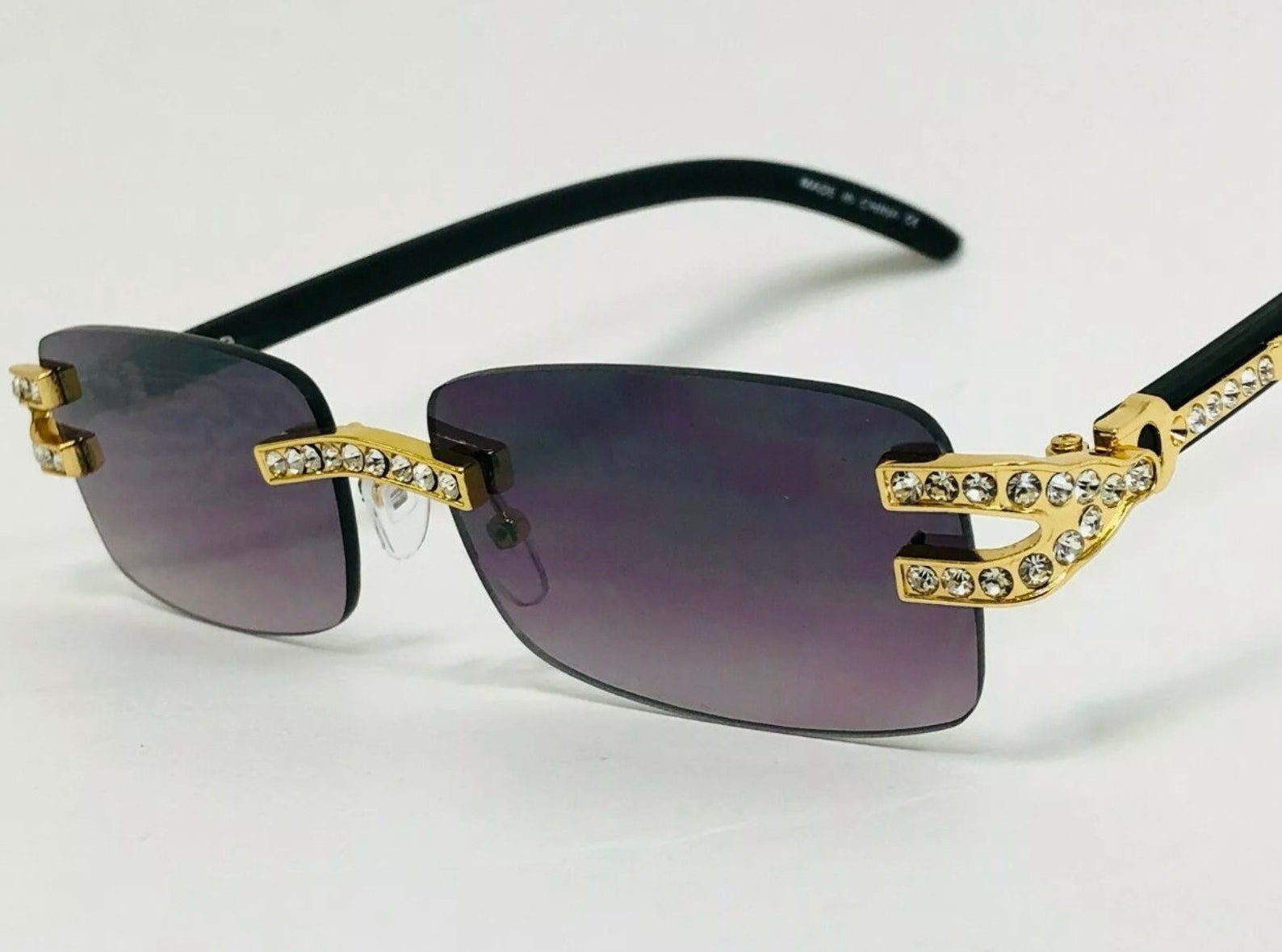 Diamond Buffs Glasses Etsy