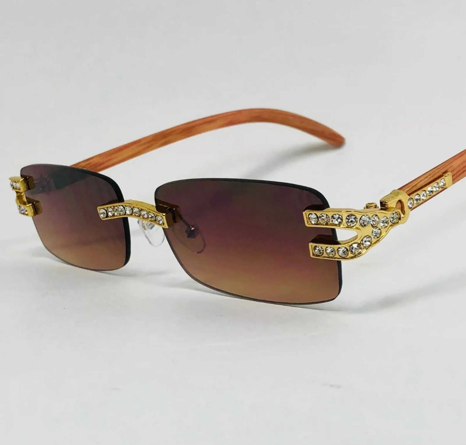 Diamond Buffs Glasses Etsy