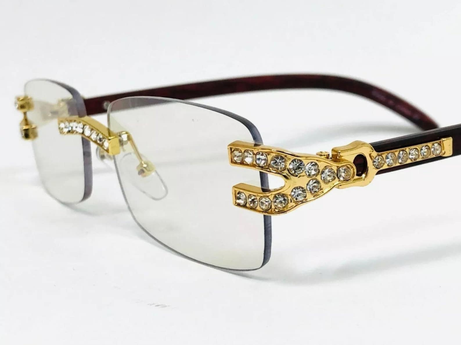 Diamond Buffs Glasses Etsy