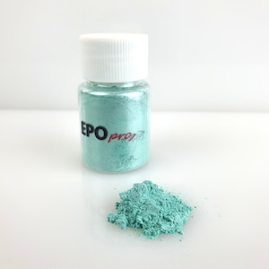 10g Lake Green Mica Powder Pearl Pigment. Suitable For Epoxy Resin Art, Jewellery, Candle Making