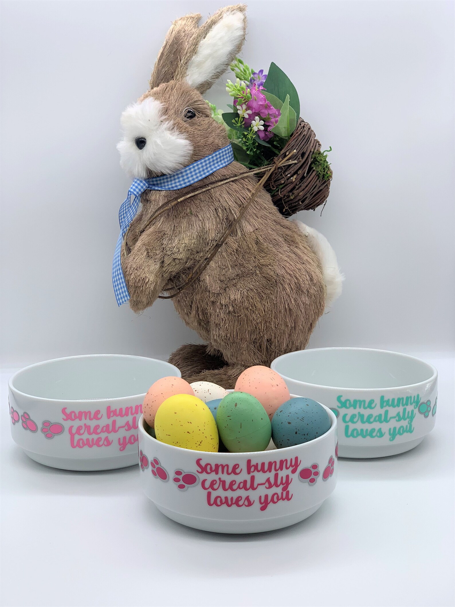 Easter Cereal Bowl Some bunny cerealsly loves Etsy