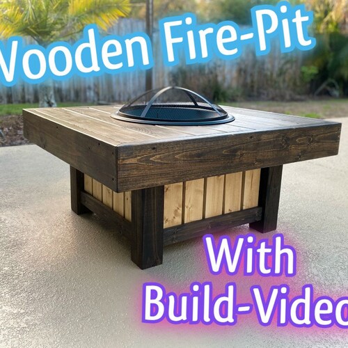 Wooden Modular Fire-pit Woodworking Plans | Etsy